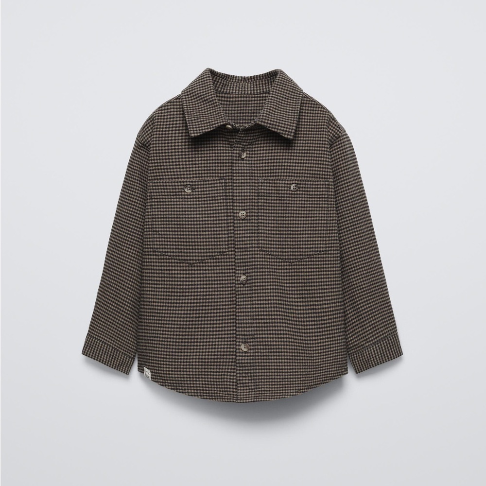 Zara baby plaid flannel and pant